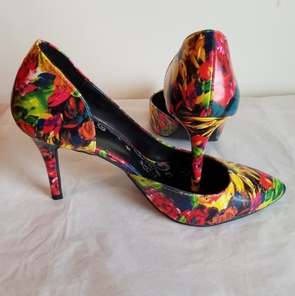 Multicolored flowers heels - Picture 8 of 8